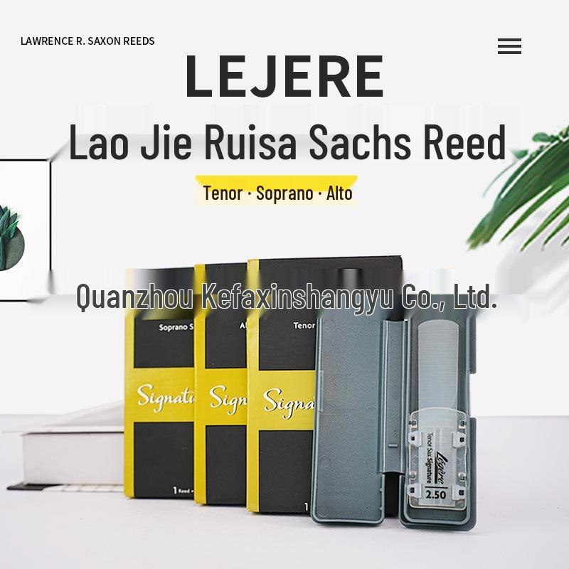 Laojierui Durable Synthetic Resin Saxophone Reed for Alto, Tenor, & Soprano