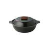 KAKOMI IH Enamel Pot 1L Charcoal No.25283