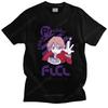 Модные Унисекс Футболки FLCL Харуко Харухана Короткий Рукав Мягкий Хлопок Круглый Вырез Принт Fooly Cooly Унисекс Аниме Футболки Топы Мерч