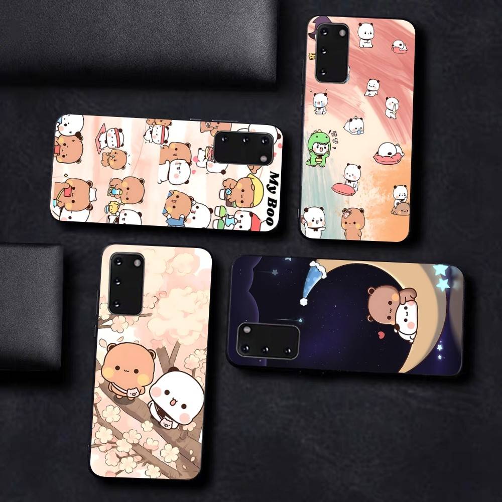 BuBu DuDu Couple Cartoon Phone Case For Samsung S 24 Fe 25 Ultra Plus 20 Lite 21 30 22 23 24 22 Ultra 5G Fundas