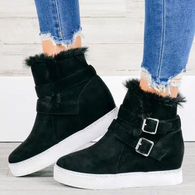 Модные зимние женские зимние сапоги теплые меховые ботильоны женские модные черные туфли с пряжкой женские туфли с круглым носком женские туфли на плоской подошве женские кроссовки