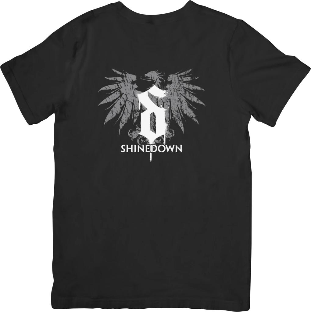 Shinedown Music Unisex Fit for Men & Women Quality Cotton T-Shirt Black