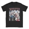 Terrifier Horror Movie T Shirts Men 100% Cotton Vintage T-Shirt Crew Neck Tees Short Sleeve Clothes Summer