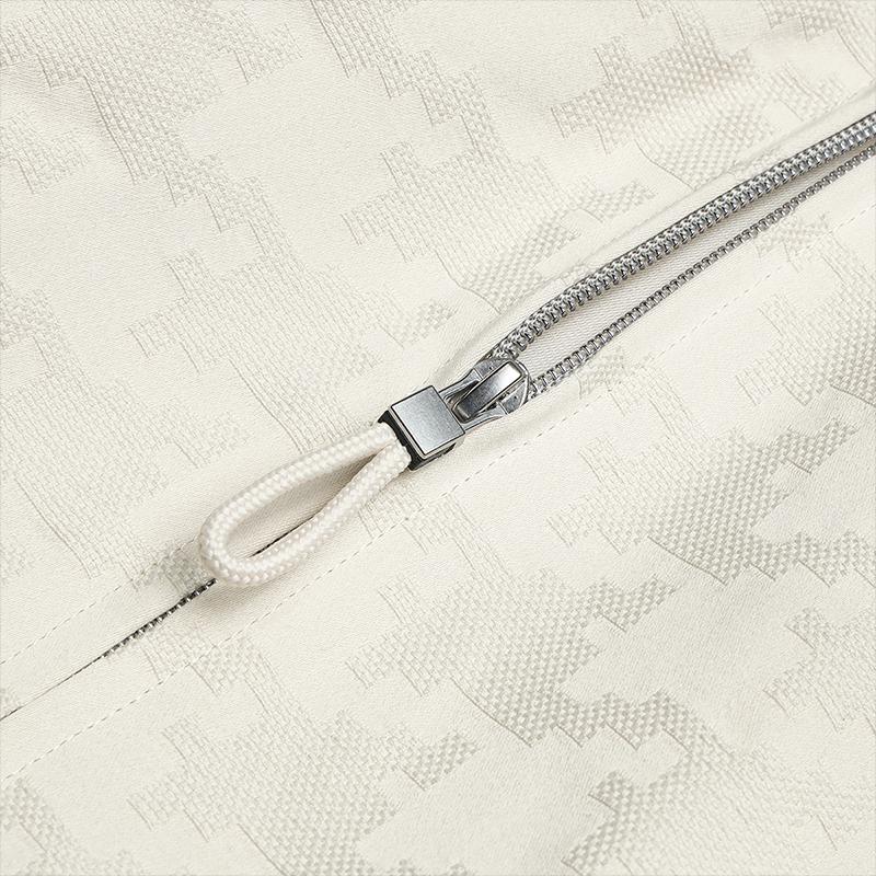 New FILA Puffer Jacket Women's Oat White F11W514901FIV