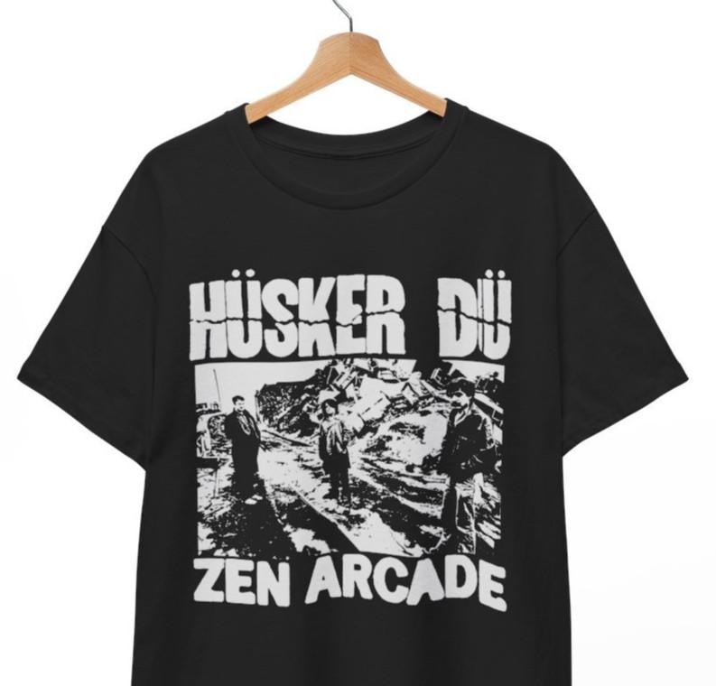 Винтажная футболка Husker Du Zen Arcade Футболка Husker Du Футболка Husker Унисекс Футболка Унисекс