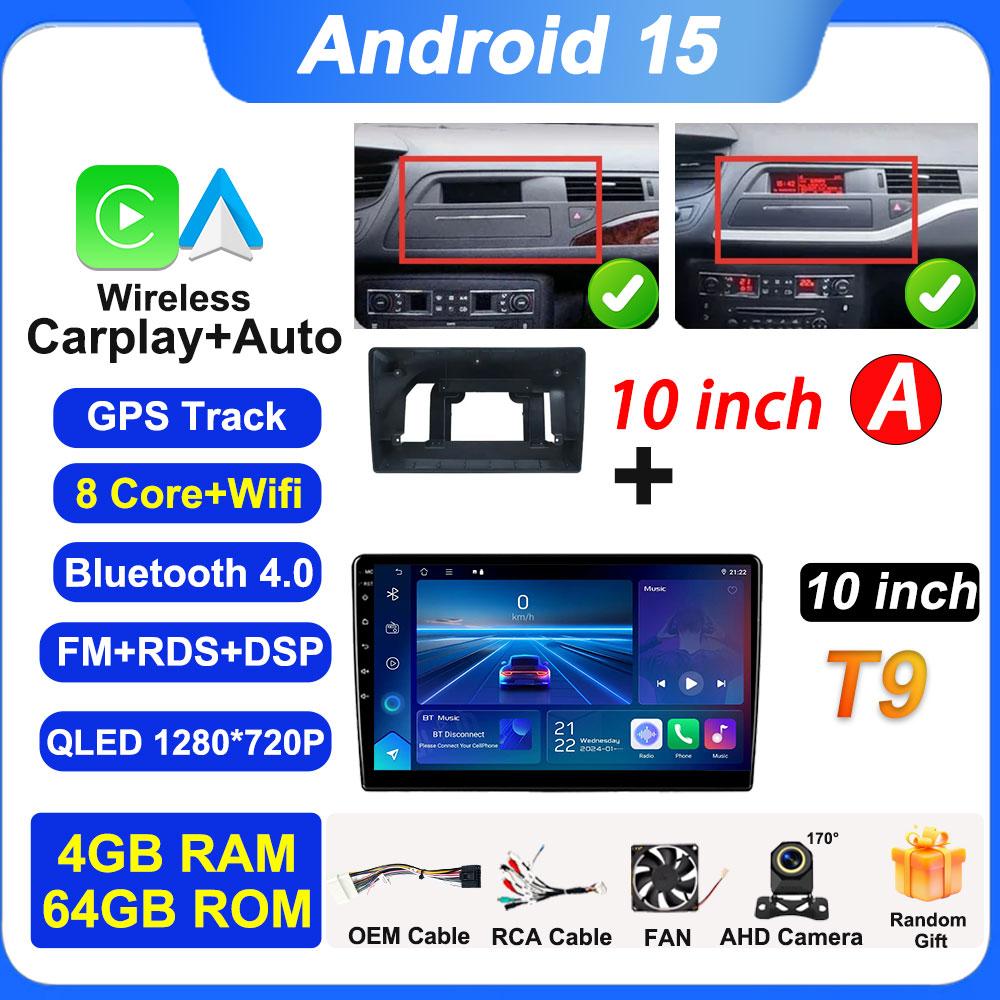 7inch 10inch Screen For Citroen C5 X7 Carplay Android Auto Autoradio 4G BT GPS Navigation Car Radio Player Stereo Wifi