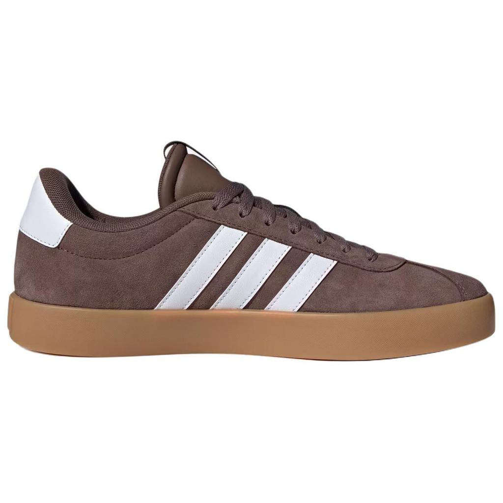 Adidas VL Court 3.0 Earth Strata Unisex Sneakers Brown Cloud-White Gold-Metallic JP7536