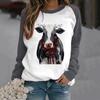 Autumn Women Thin Pullovers Winter Casual Tops Vintage 3D Printed Sweatshirt Ladies Street Long Sleeve Sports Hoodie