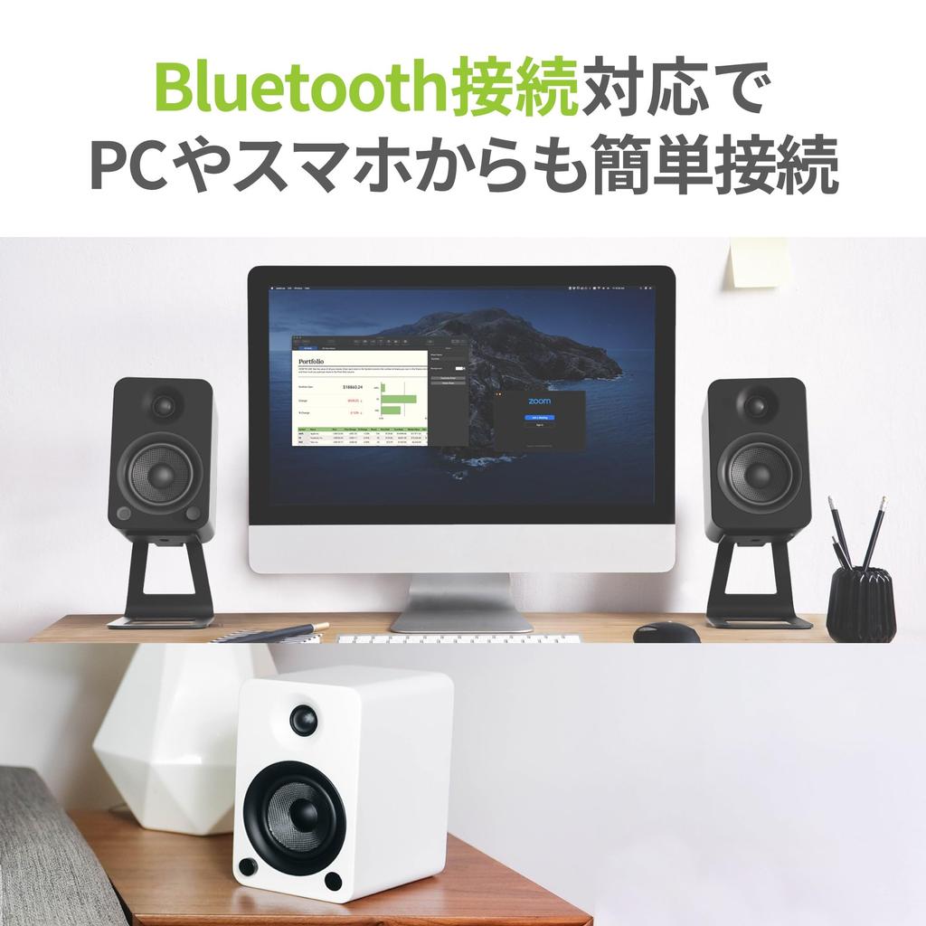 Полочная активная акустическая система YU4 матово-черная []Kanto