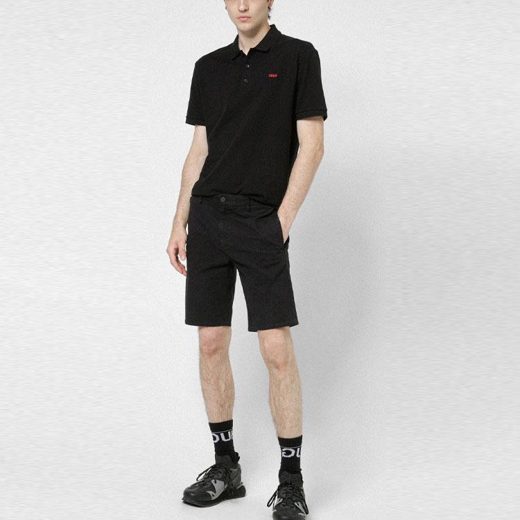 HUGO BOSS Short Sleeved Polo Shirt Men's Black 50466182-001