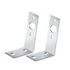 2x Trailer Light Brackets L Shape Parts Pre Drilled Hole Fit Most Trailer
