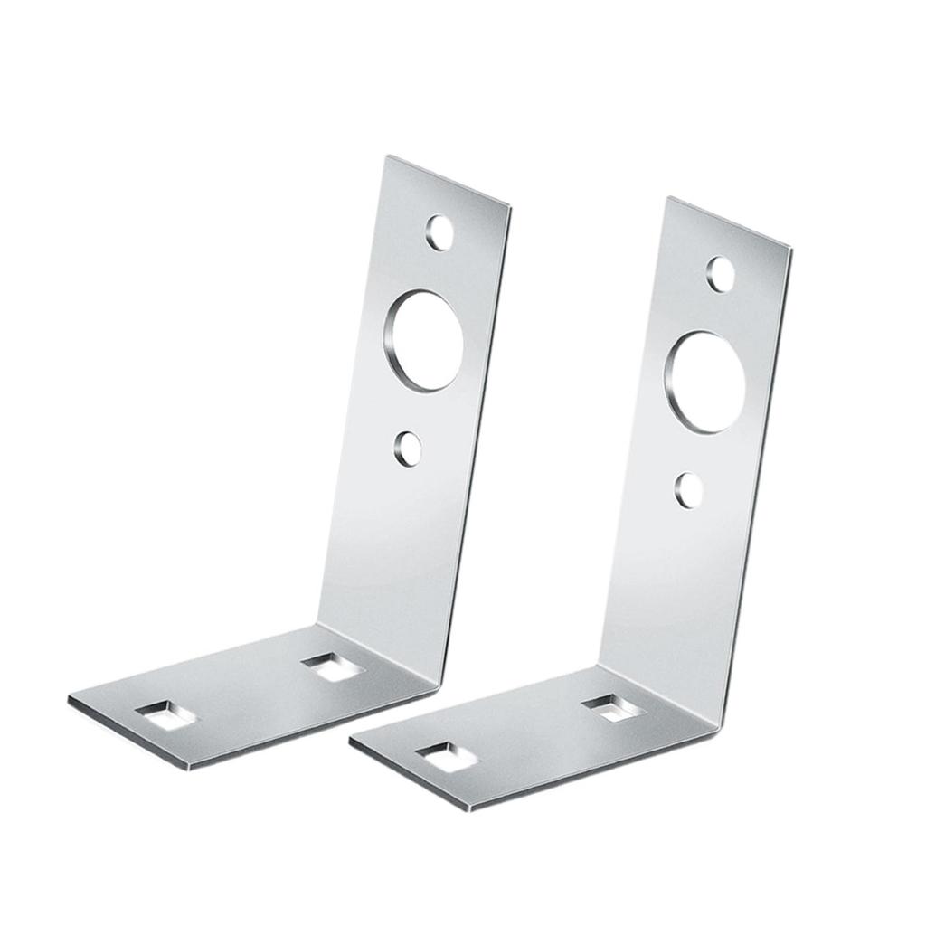 2x Trailer Light Brackets L Shape Parts Pre Drilled Hole Fit Most Trailer