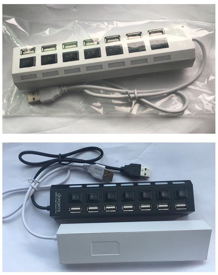 7-Port USB 2.0 Hub with Switch