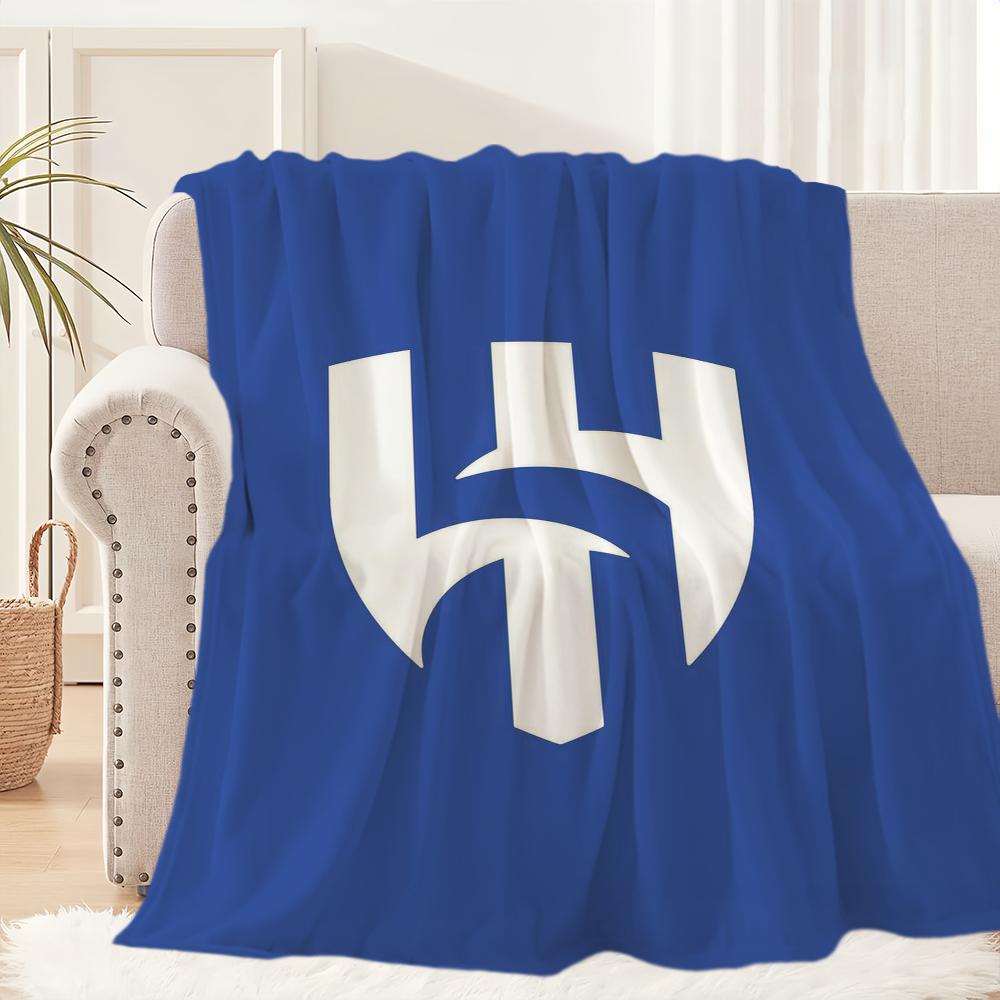 Аль-Хиляль S-Саудовский Футбольный Клуб Плед Плед для Дивана Дивана Путешествий Дома Походов Пикника Постельное Белье Фланелевый Плед подарок на день рождения