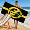 Пляжное полотенце BSC Young Print, Большое мягкое быстросохнущее полотенце для пляжа, кемпинга, плавания
