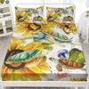 Ocean Turtle Pattern Sheet Three-Piece Digital Printing Bedding Sheet Three-Piece Children Adult