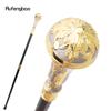 Золотисто-серебристая роскошная круглая ручка модная трость для вечеринки декоративная трость для ходьбы элегантная набалдашник трость для ходьбы 90 см