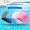 Универсальная силиконовая шапочка для плавания для мужчин и женщин с удобной защитой ушей - увеличенная, водонепроницаемая, размер для взрослых