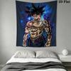Super Saiyan God Goku Vegeta Tapestry Background Cloth Fashion Print Atmospheric Background Cloth Background Wall Hanging Cloth Work Of Art