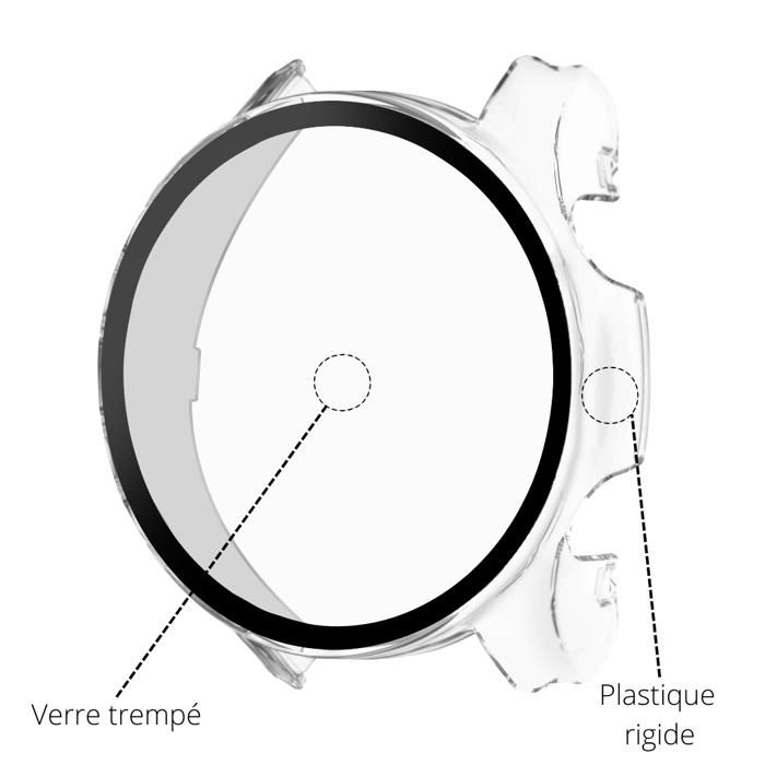 Coque compatible Coros Pace 3 - Protection rigide montre connectée étui transparent écran verre trempé Phonillico®