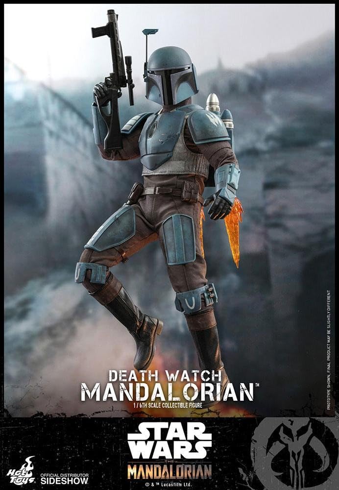 Hot Toys Television Masterpiece The Mandalorian Death Watch Mandalorian Scale Figure Blue 1/6