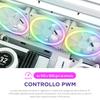 NZXT F120 RGB Duo 120мм RGB Вентилятор 20 Индивидуально Адресуемых Светодиодов Сбалансированный Воздушный Поток и Статическое Давление Гидродинамические Подшипники ШИМ Управление Резина