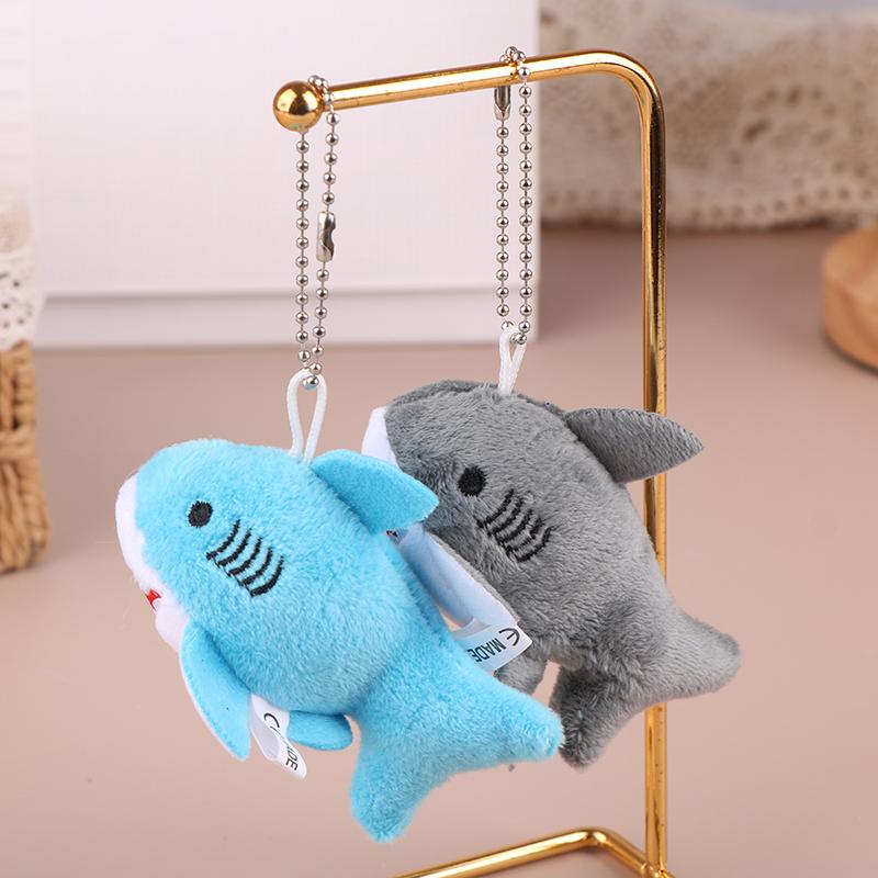 Милая акула плюшевая кукла игрушки брелок кулон мультфильм океан животное маленькая акула мягкий брелок рюкзак подвески сумка декор подарок