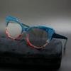 Retro Cat-eye Photochromic Presbyopia Glasses Women Ultra-light Gradient Frames Fashion Anti-blue Light Reading Glasses