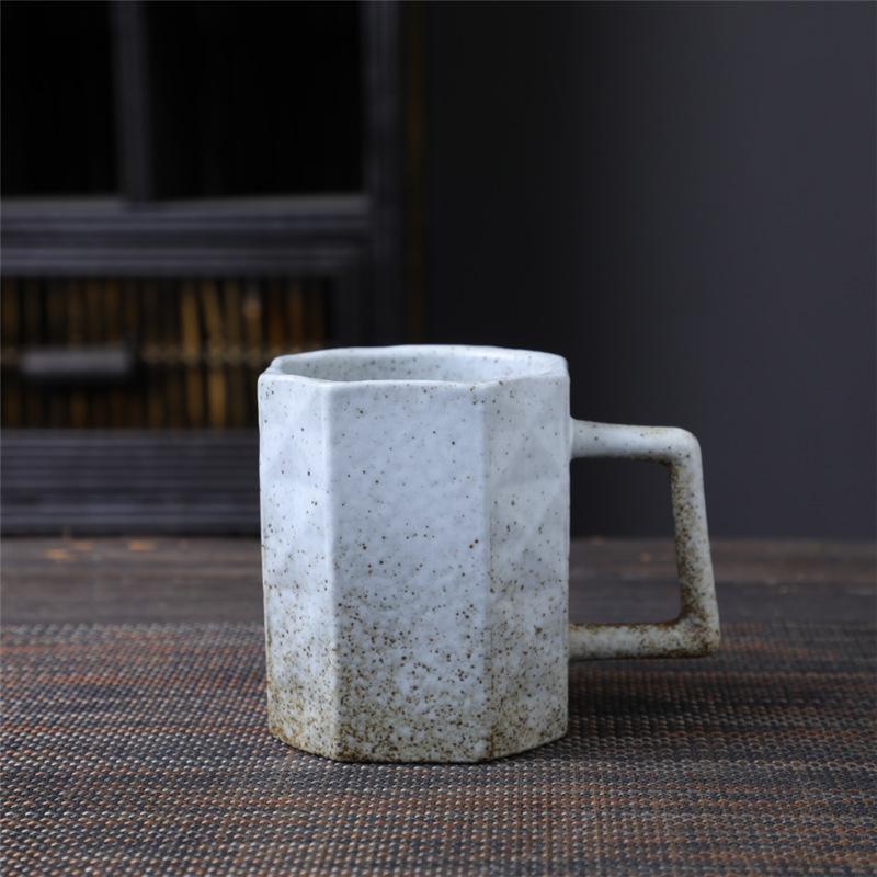 Special-Shaped Creative Ceramic Cup Supply Household Cup Kiln Change Water Cup High Value Coffee Cup