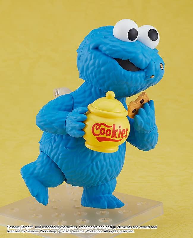 Nendoroid Sesame Street Cookie Monster Plastic Painted Movable Figure Non-Scale