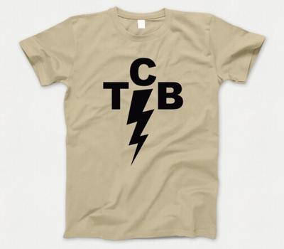 Футболка TCB 696 Takin' Care of Business Молния Элвис 70-е Логотип Graceland