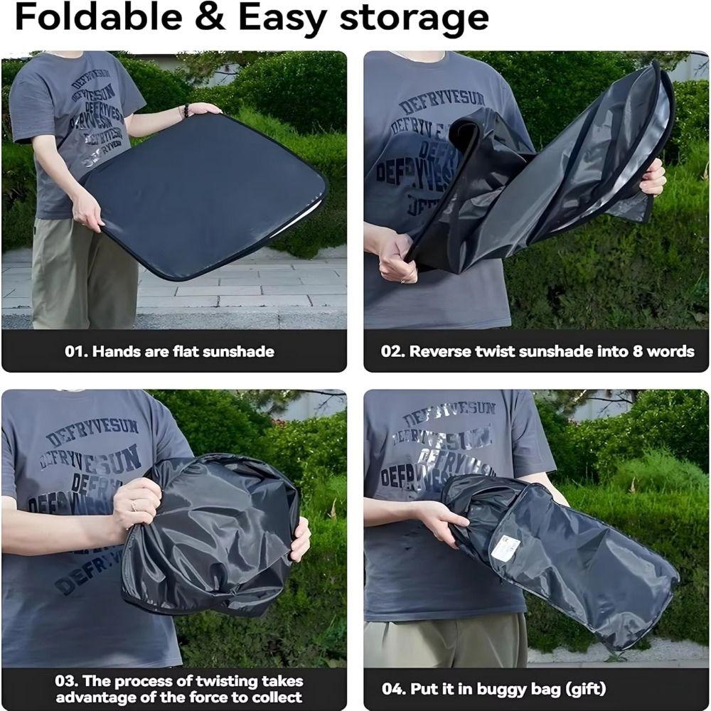 Foldable Car Windshield Sunshade Reflective Car Sun Visor Cover Auto Accessories
