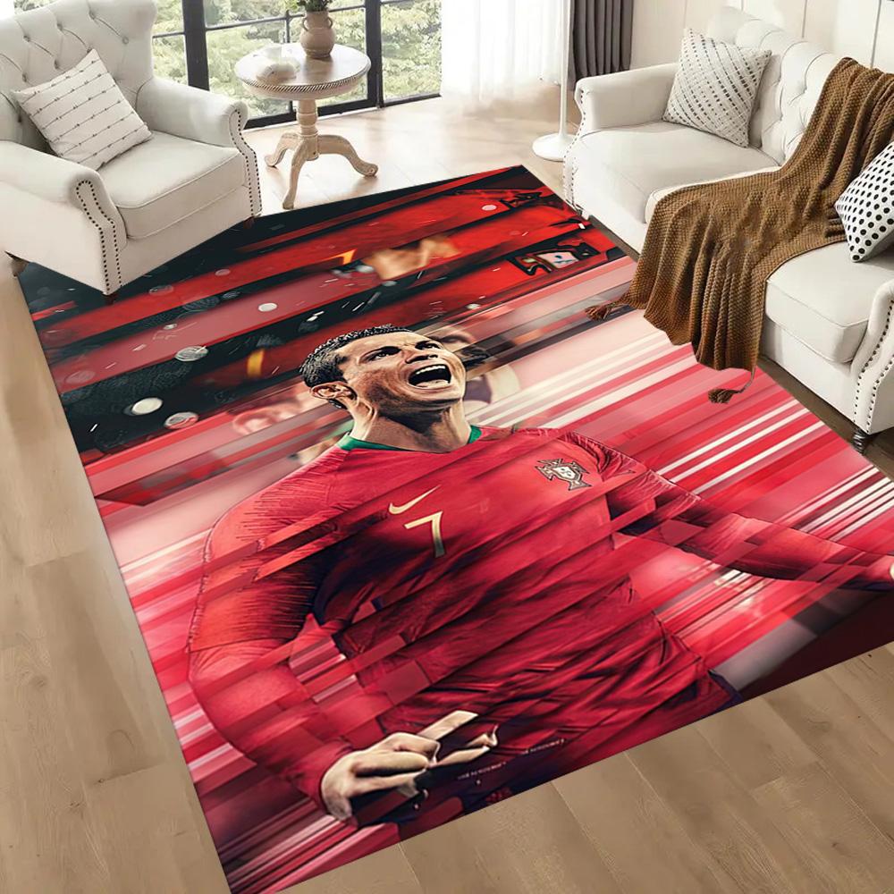 Cristiano Ronaldo Floor Mat Perfect For Living Rooms Outdoor Hallway Playrooms Antislip Rug Anime Office Decor