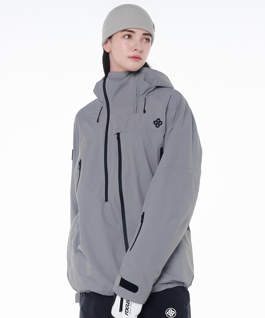 Куртка-анорак для кук 2425 Ricca Snowboard Серая Унисекс