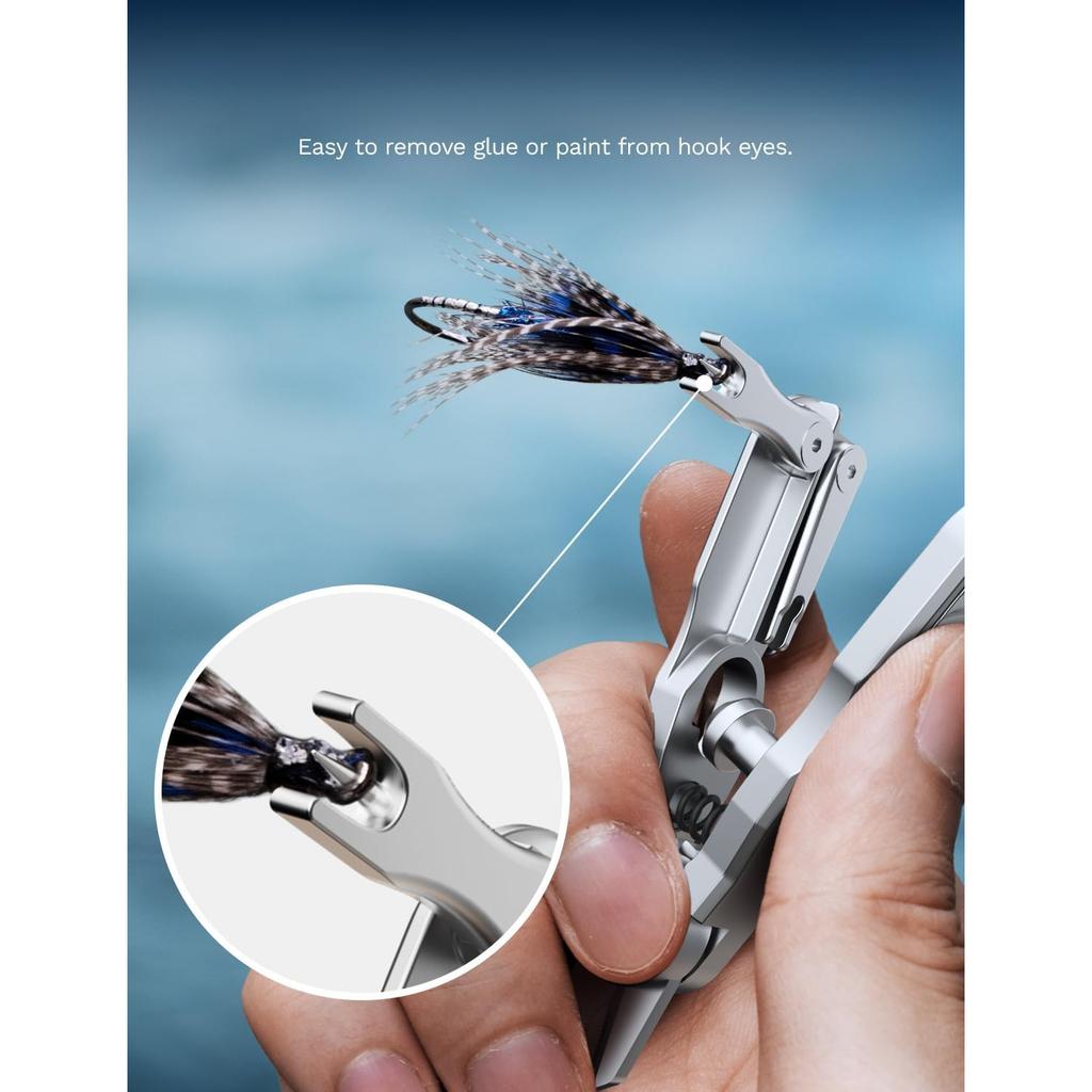 Ножницы для лески «Три в одном» с аксессуарами для tying tool, Ножницы для нахлыста, Ножницы для плетеной лески из нержавеющей стали