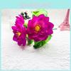 Elegant Three Flowers Lotus Artificial Bouquet For Wedding Photoshoot And