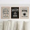 Boho Halloween Prints Trendy Wall Art Witchy Halloween Poster Pictures Vintage Kitchen Wall Canvas Painting Room Home Decor
