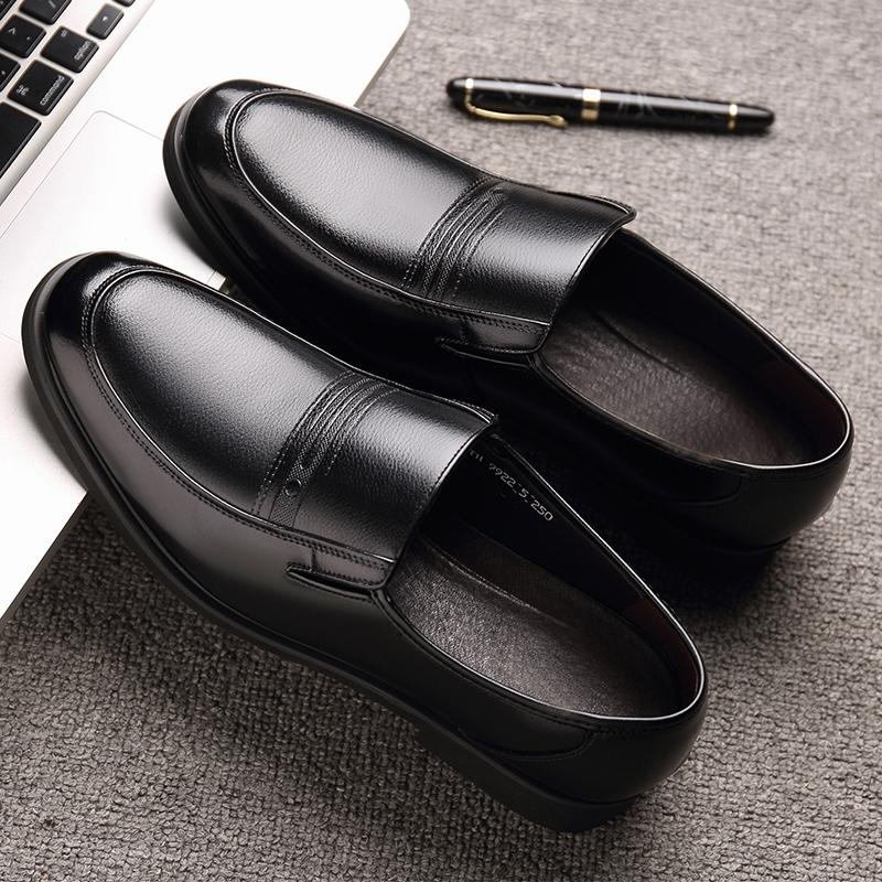 Mens 6CM Height Increase Dress Shoes Fashion Pointed Toe Business Casual Elevator Shoes Leather Oxfords Shoes De Hombre