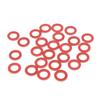 100 шт. Прокладка сливного отверстия моторного масла 90430-08020 90430-08021-00 Красный пластик Уплотнительные кольца сливного отверстия моторного масла