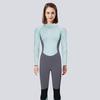 NEWAO Professional Diving Suit 2mm Women's One-piece Long Sleeved Snorkeling Thick Diving Suit For Warmth Swimming And Sun Protection