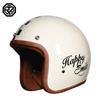 Vintage-Style 3/4 Motorcycle Helmet Men Women ABS Material DOT Certified Half With Visor