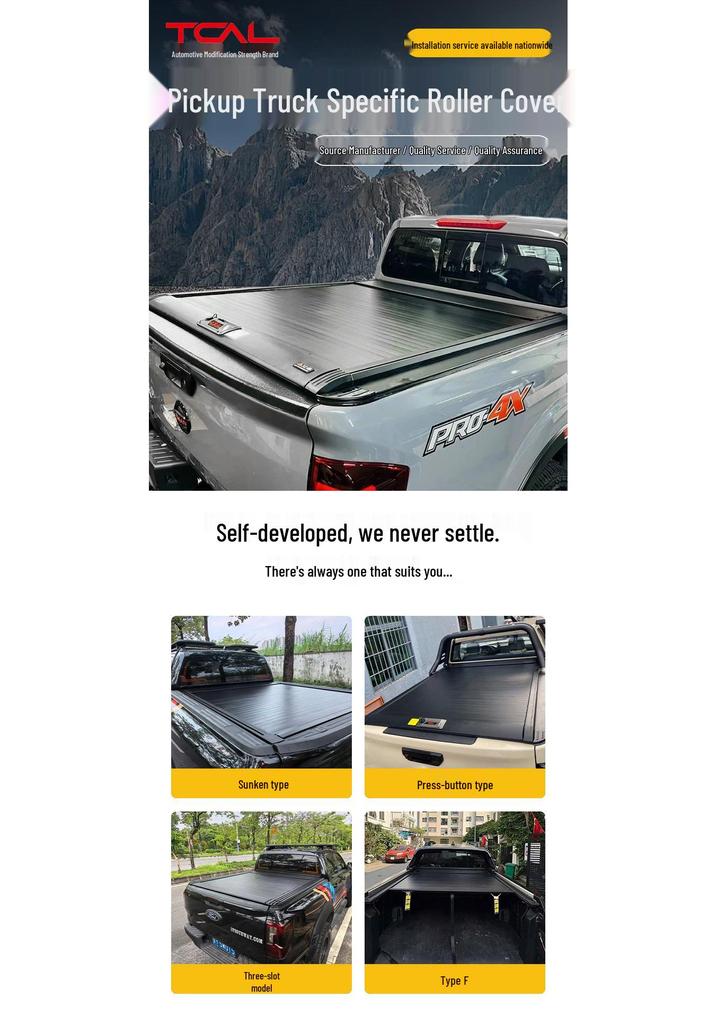 Nissan Z9 Navara Frontier Aluminum Roller Shutter Cover for Pickup