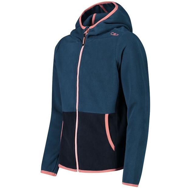 Флисовая куртка CMP Girl's Full Zipper Hooded Color Block
