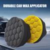Car Waxing Sponge Hexagonal Pattern Design Efficient Heat Dissipation Car Wax Applicator Car Care Waxing Tool