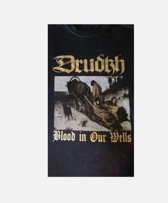 Кровь в наших колодцах Drudkh Группа Черная Хлопковая Унисекс Футболка