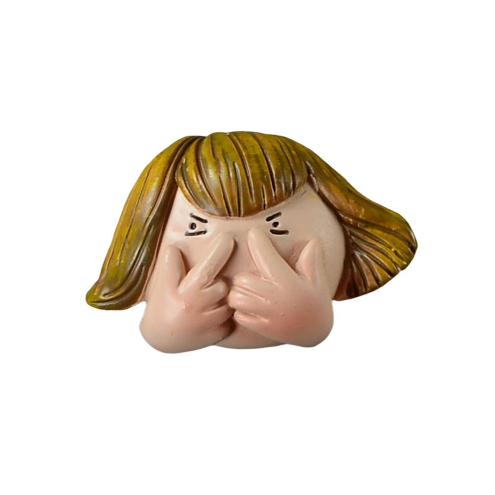 Cartoon Funny Characters Cute Personality Resin Design Refrigerator Stickers Home Message Board Post-It Notes Decoration