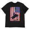 Snowmobile Rider Usa Us Flag Sled Vintage T-Shirt Short Sleeve Tee Basketball Graphic Tees Sweat Mens Workout Shirts
