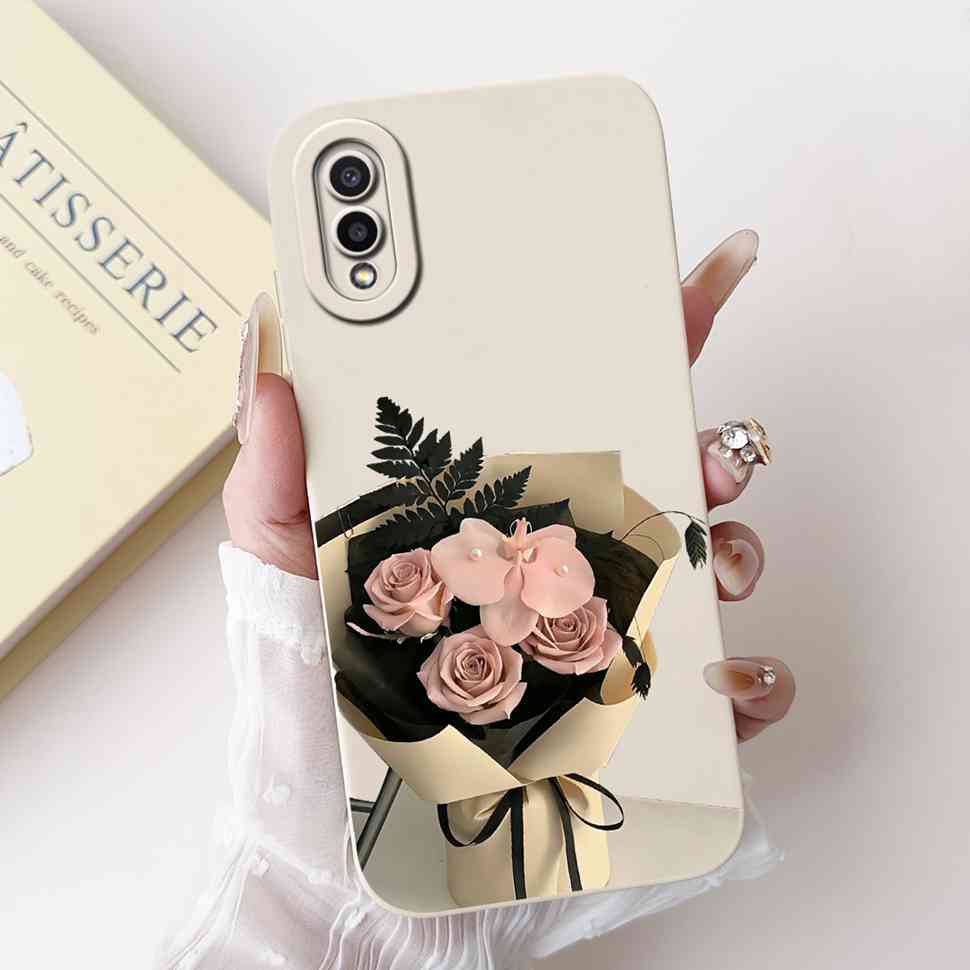 Для Samsung Galaxy A02 SM-A022F Чехол Роскошный Цветочный Модный Мягкий Силиконовый ТПУ Чехол Для Samsung A02 M02 6.5" SM-M022F Чехол для Телефона