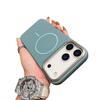 Магнитный чехол «Золотая броня» для iPhone 17 Pro Max/16 Pro: Защитный чехол с металлическим каркасом, однотонный