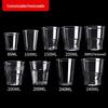 Jinwuyuan Disposable Clear Plastic Cups (120-Pack)